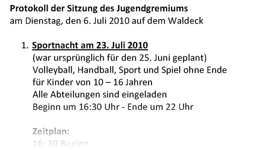 Sitzungsprotokoll Nr.2